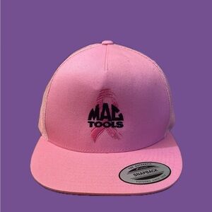 Mac Tools pink hat.